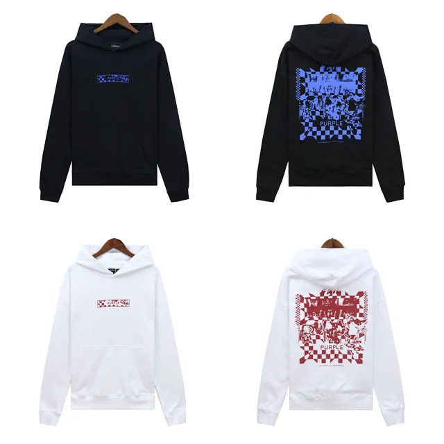 Purple Brand Hoodies & Sweatshirts Graphic Pullover Hoodie product detail image 4