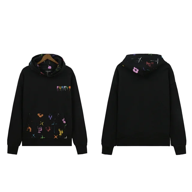 Purple Brand Hoodies & Sweatshirts Graphic Pullover Hoodie product detail image 9