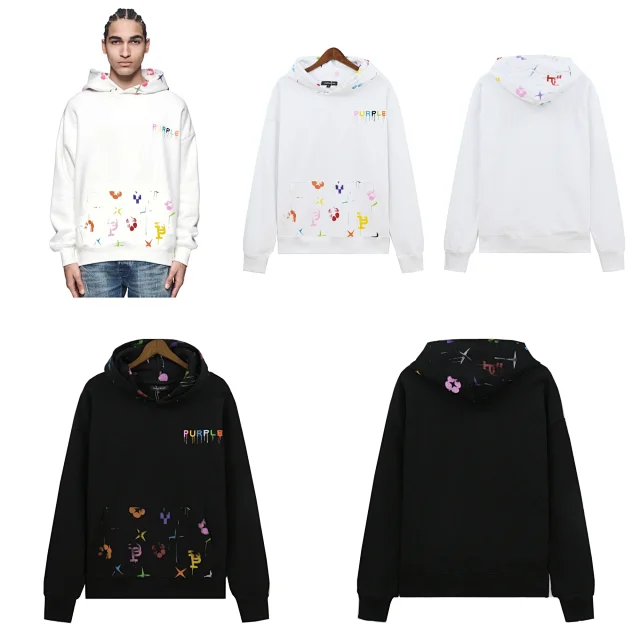 Purple Brand Hoodies & Sweatshirts Graphic Pullover Hoodie product detail image 2