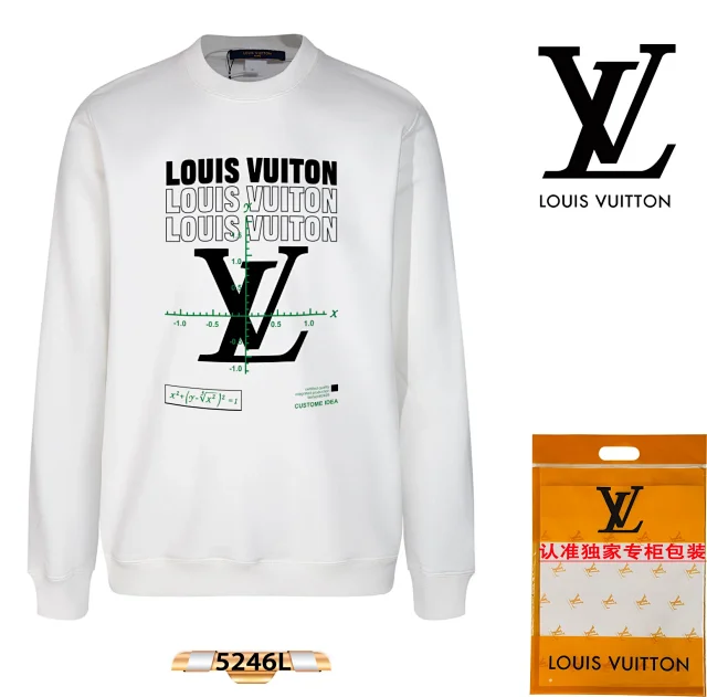 Louis Vuitton Hoodies & Sweatshirts Graphic Crewneck Sweatshirt product detail image 8