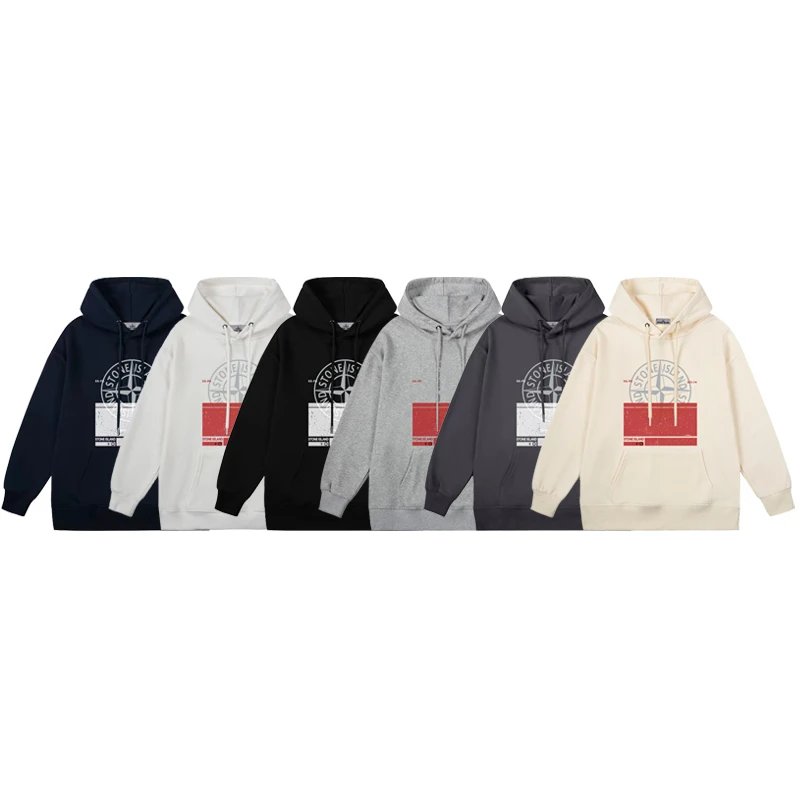 Stone Island Graphic Hoodie Navy - 10