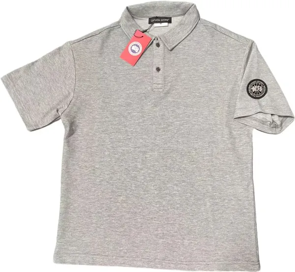Canada Goose Arctic Program Polo Gray Tops Polo - 1