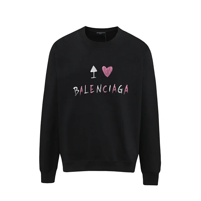 Balenciaga Hoodies & Sweatshirts Crewneck Logo Sweatshirt product detail image 7