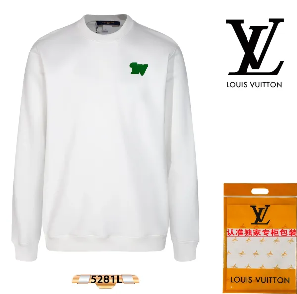 Louis Vuitton Rainbow Logo White Hoodie - 16