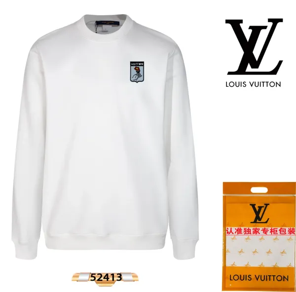 Louis Vuitton Rainbow Logo White Hoodie - 12