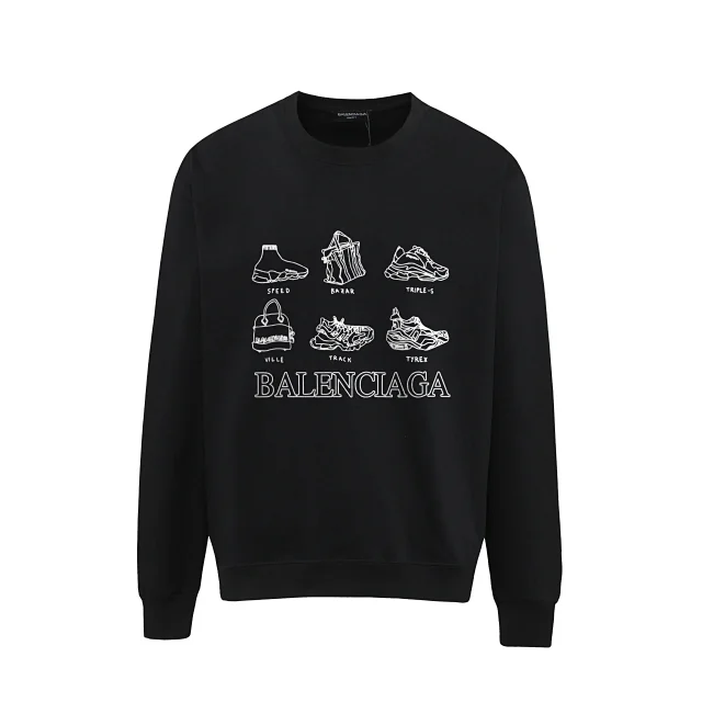 Balenciaga Hoodies & Sweatshirts Crewneck Logo Sweatshirt product detail image 2