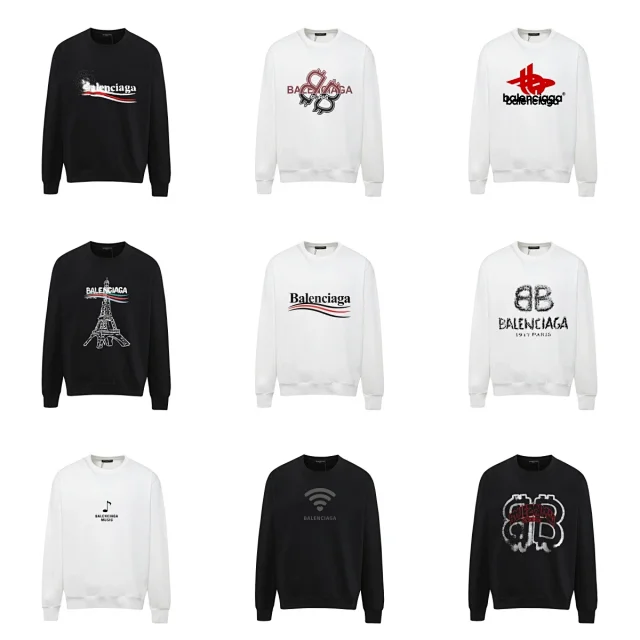 Balenciaga Hoodies & Sweatshirts Crewneck Logo Sweatshirt product detail image 1