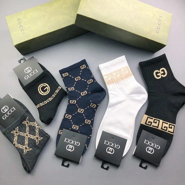 Gucci Socks Logo Crew product detail image 15
