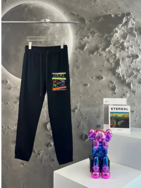 Loewe Rainbow Logo Sweatpants Black - 14
