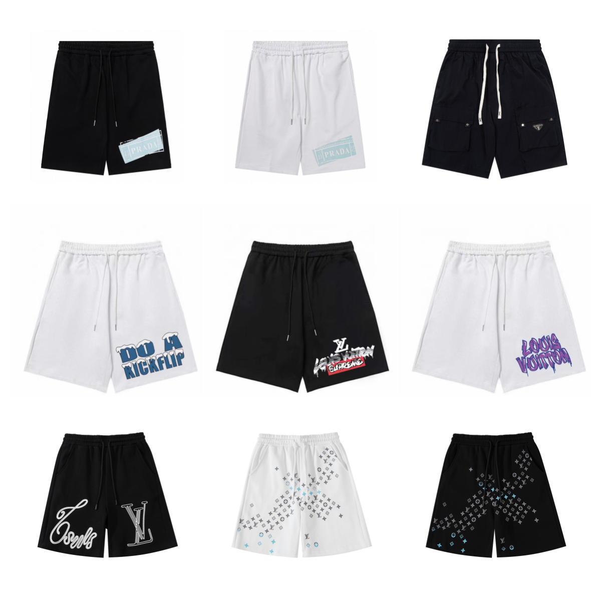 Prada Logo Black Whi