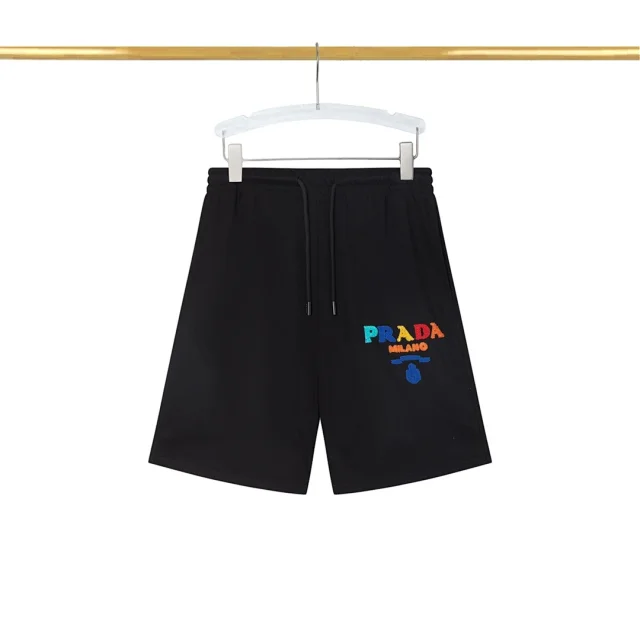 Prada Shorts L-001 Drawstring Logo-Print product detail image 9