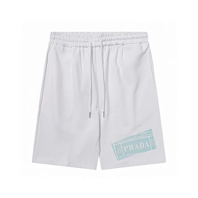 Prada Shorts L-001 Drawstring Logo-Print product detail image 8