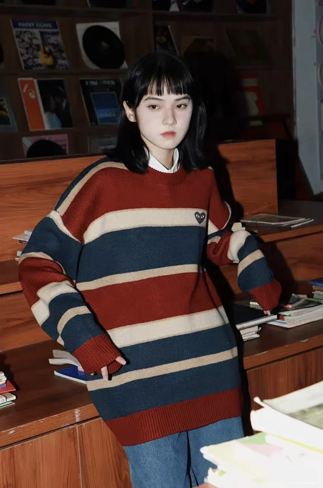 New York Yankees Knitwear Cable-Knit Crewneck Sweater product detail image 11