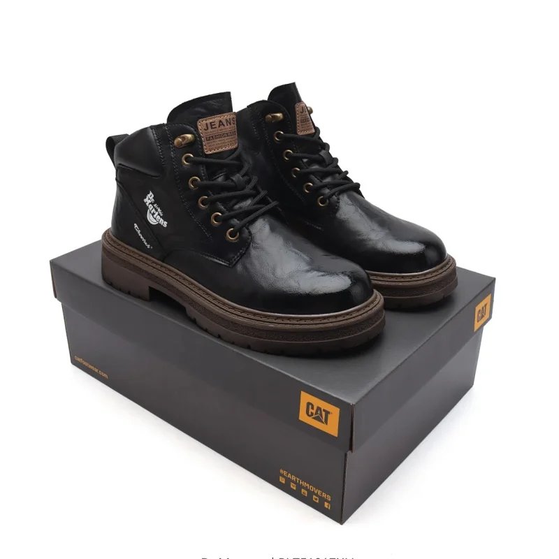 CAT Optimum 1012XVL Tan Work Boots - 12