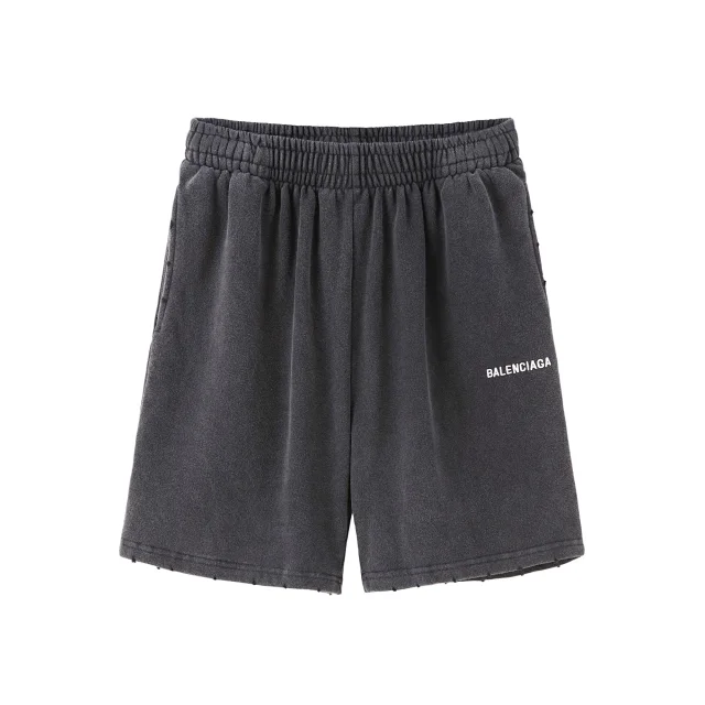 Balenciaga Shorts Elastic-waist drawstring product detail image 8