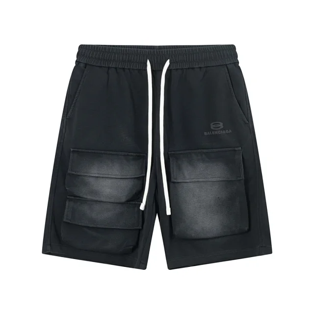 Balenciaga Shorts Elastic-waist drawstring product detail image 11