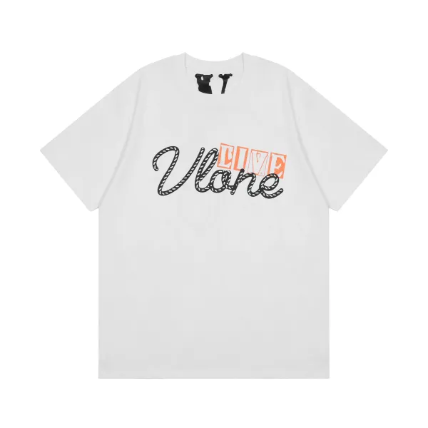 Versace V Logo Pixel Floral Print Beige T-Shirt - 15