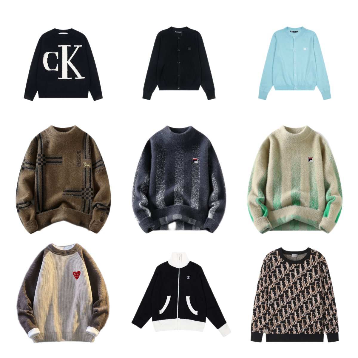 Ck Knitwear Black Lo