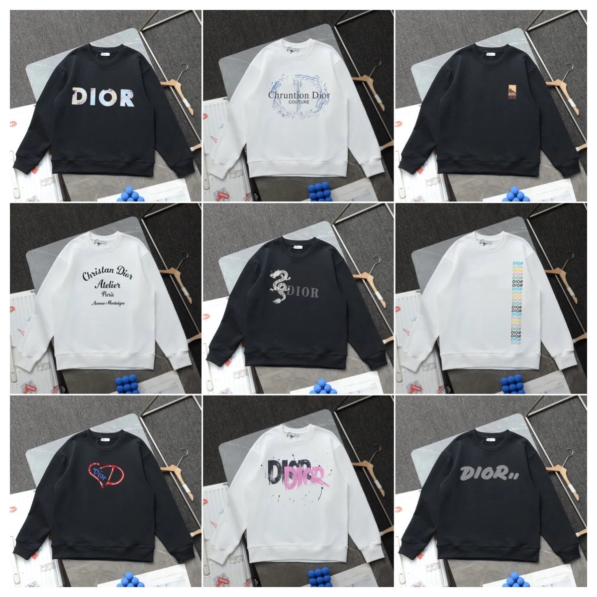 Dior Logo Print Blac