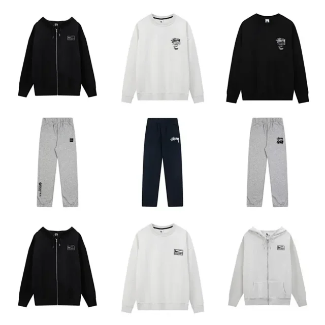Stüssy Tracksuits Logo Sweatshirt and Jogger Set product detail image 1