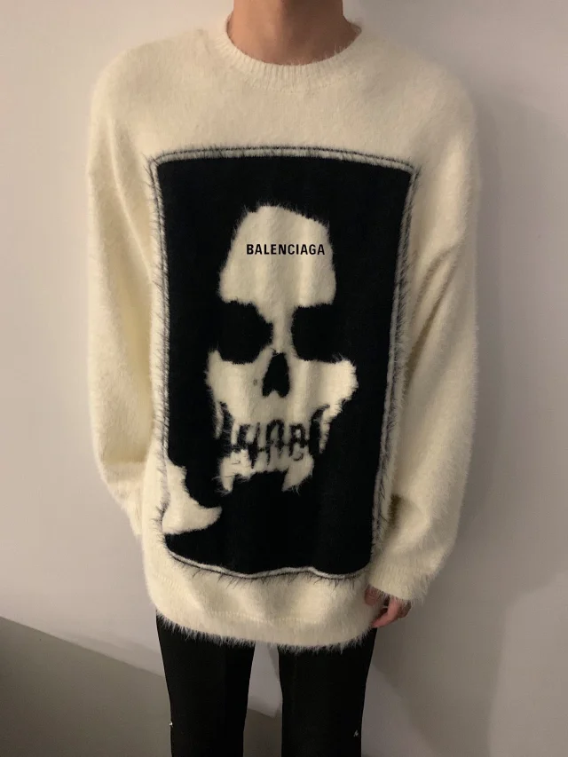 New York Yankees Knitwear Cable-Knit Crewneck Sweater product detail image 4
