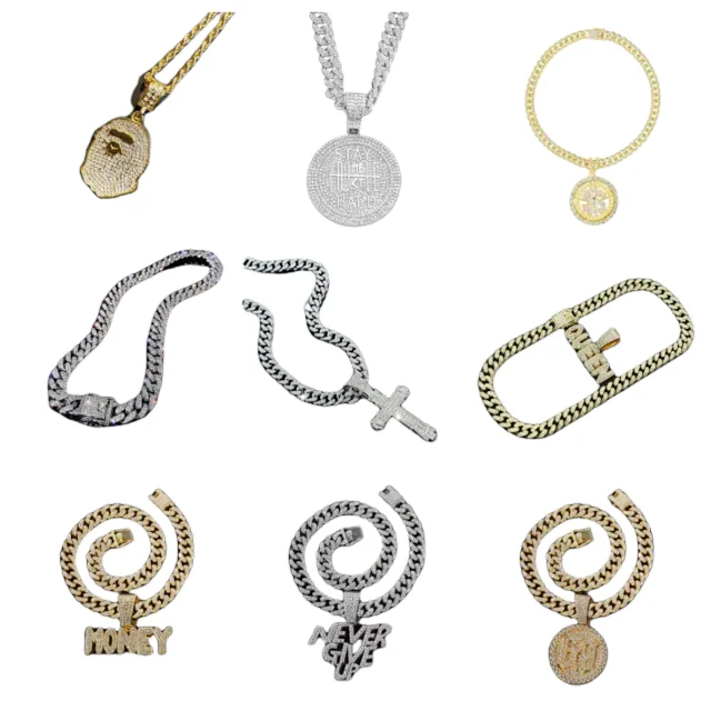 BAPE Jewelry Cuban Link Pendant Necklace product detail image 1