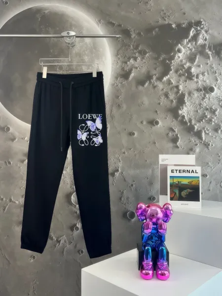 Loewe Rainbow Logo Sweatpants Black - 10