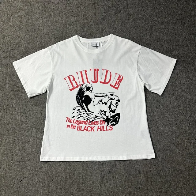 Rhude T-Shirts Short-Sleeve Graphic Print T-Shirt product detail image 14