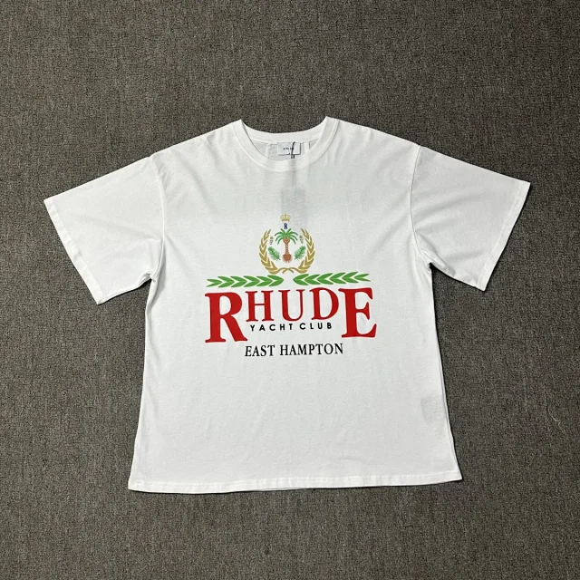 Rhude T-Shirts Short-Sleeve Graphic Print T-Shirt product detail image 11