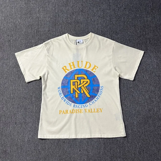 Rhude T-Shirts Short-Sleeve Graphic Print T-Shirt product detail image 13