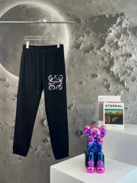 Loewe Rainbow Logo Sweatpants Black - 15