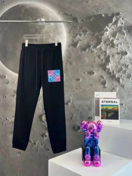 Loewe Rainbow Logo Sweatpants Black - 16