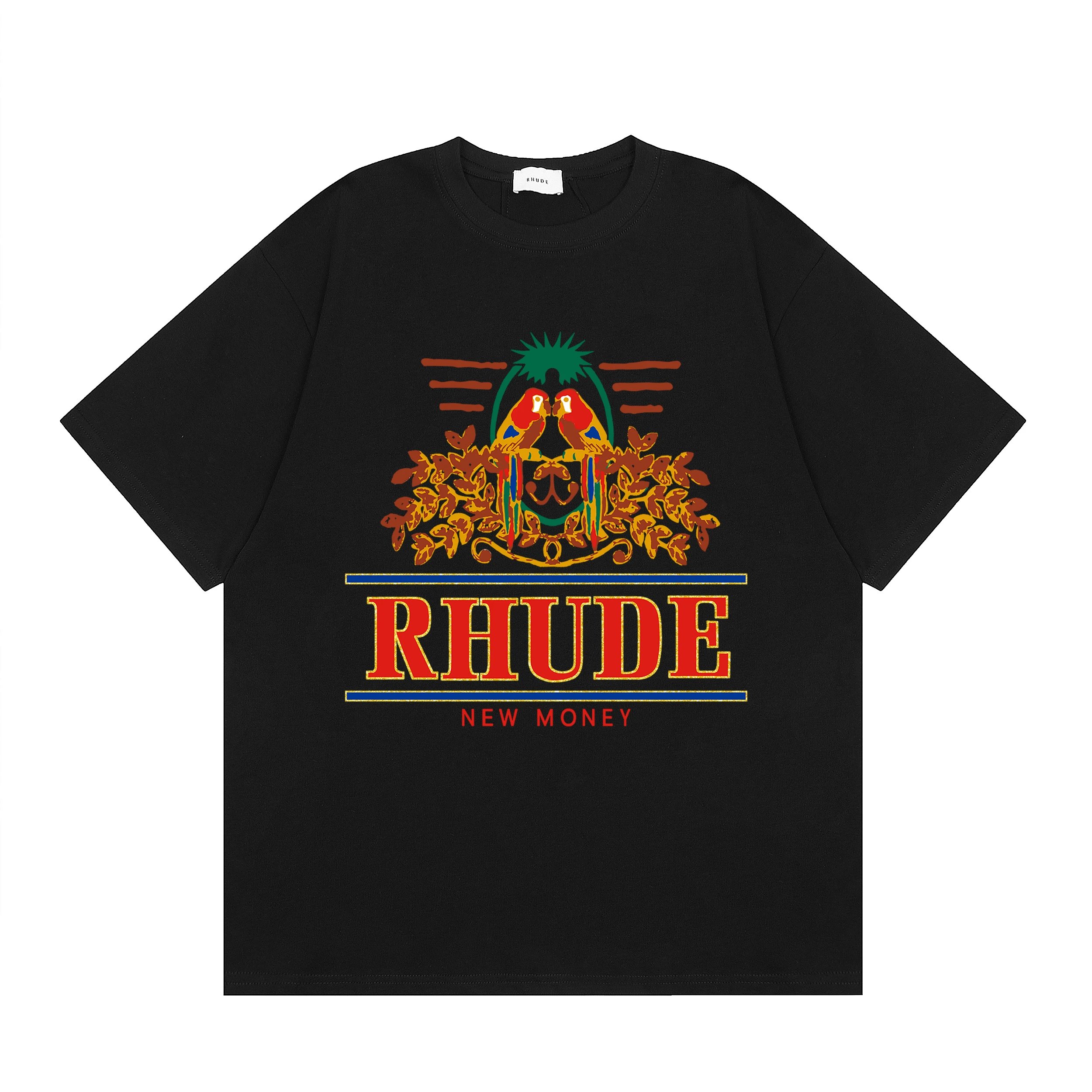Rhude Grand Prix Black T-Shirt - 13