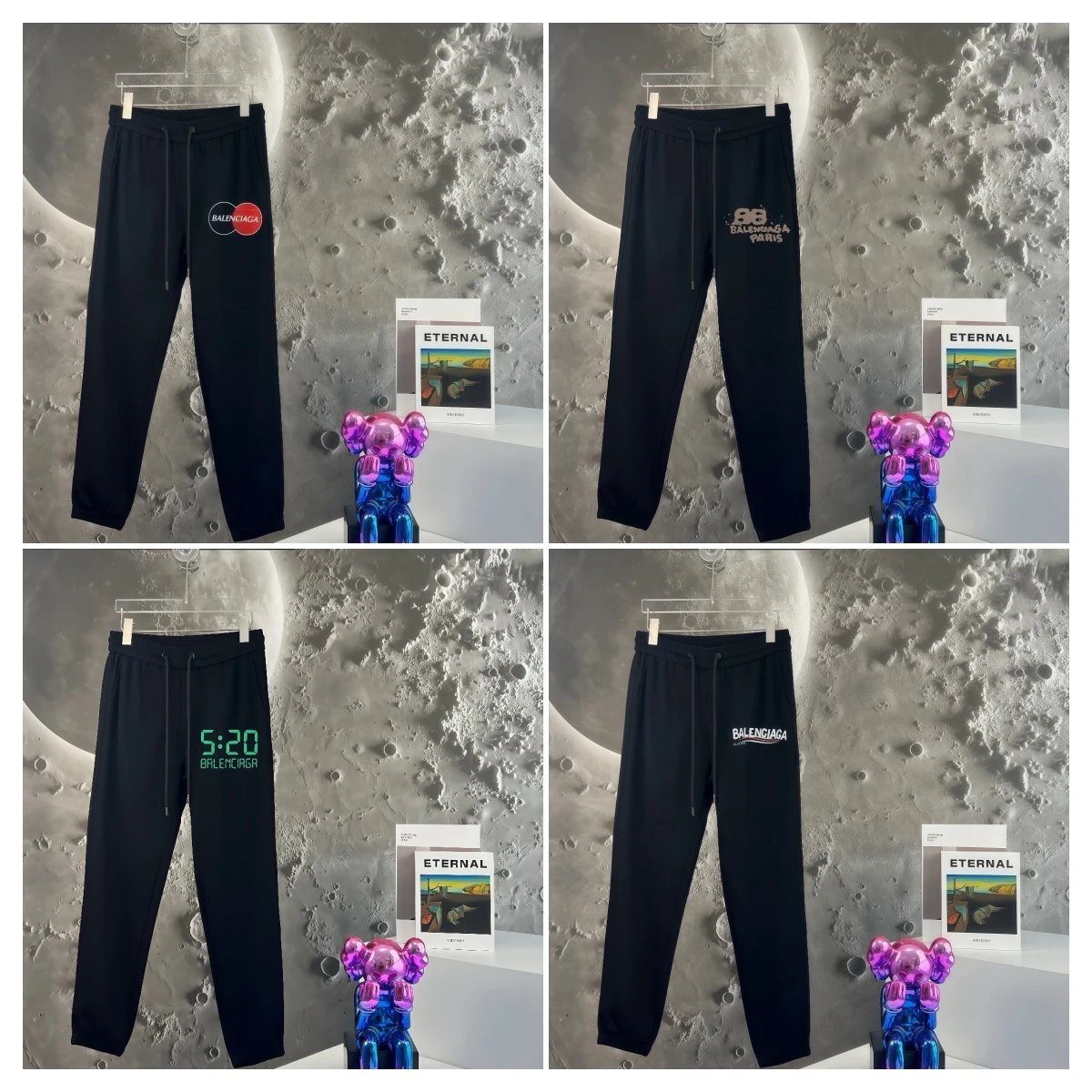 Off-White x KAWS Collaboration Sweatpants Black - 3