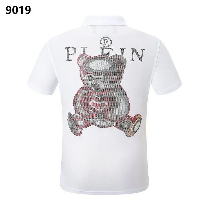 Philipp Plein Skull Embellished White Polo - 12