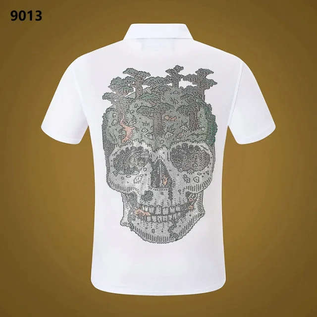 Philipp Plein Short-Sleeve Graphic Tops product detail image 14