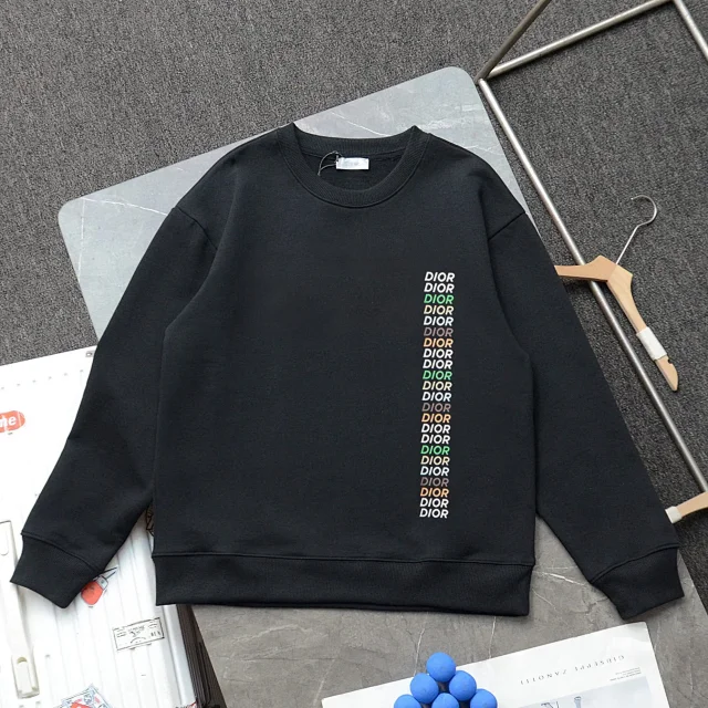 Dior Hoodies & Sweatshirts Crewneck Logo Print Sweatshirt product detail image 4