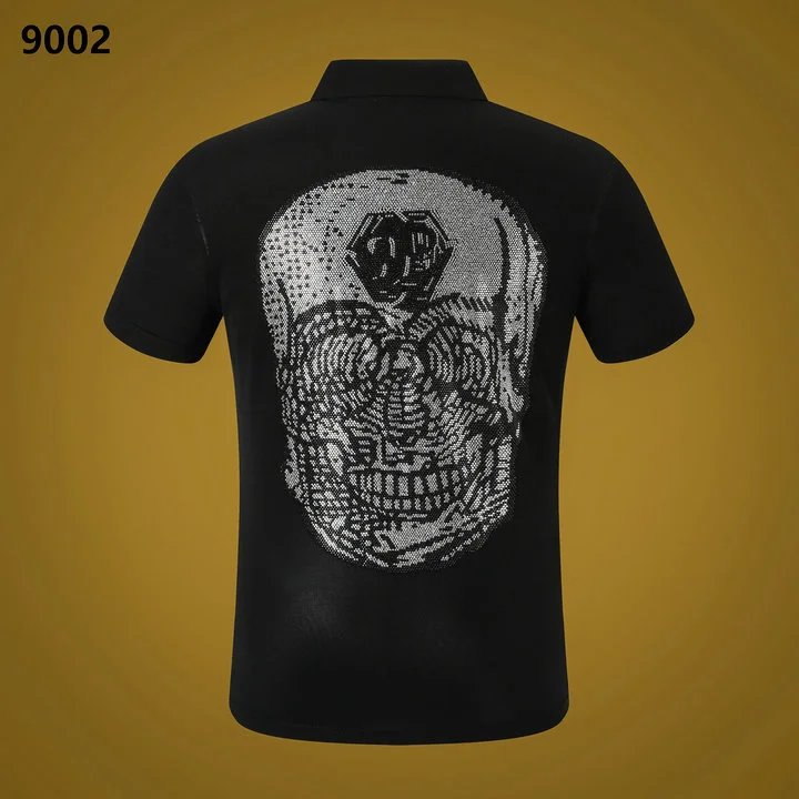 Philipp Plein Skull Embellished White Polo - 16