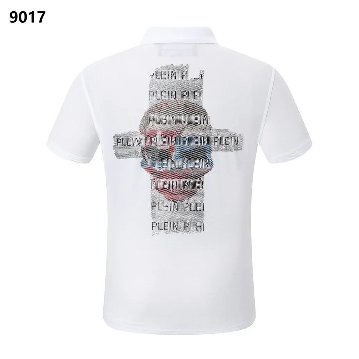 Philipp Plein Skull Embellished White Polo - 13