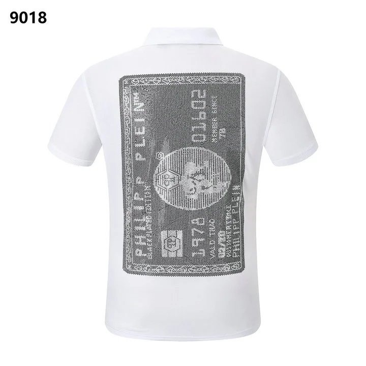 Philipp Plein Skull Embellished White Polo - 14