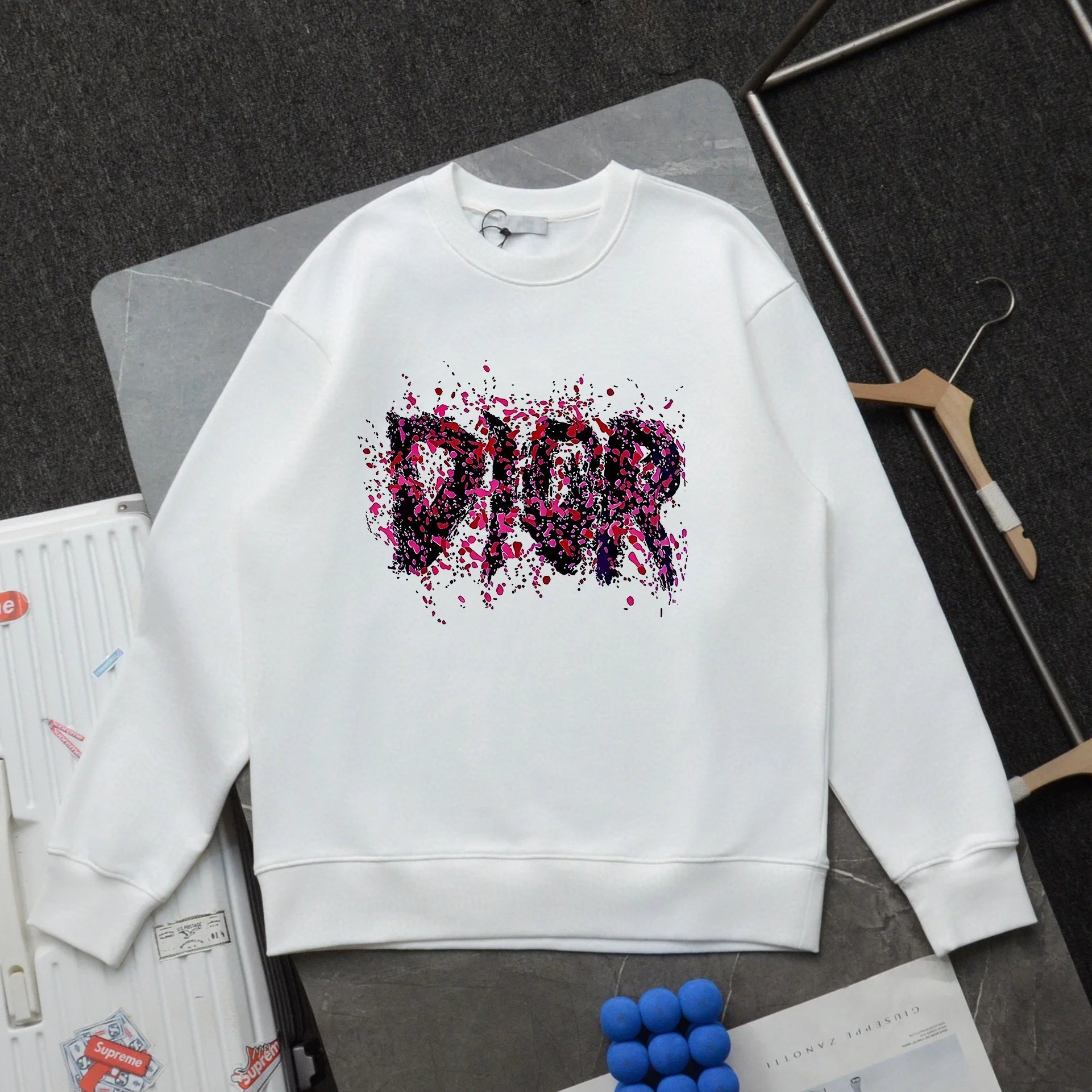 Dior Dragon Embroidered Black Hoodie - 14