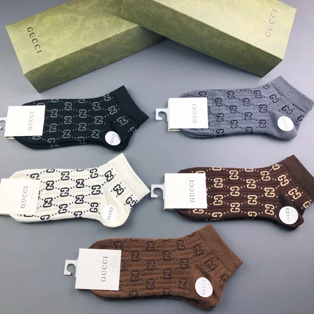 Gucci Socks Logo Crew product detail image 11