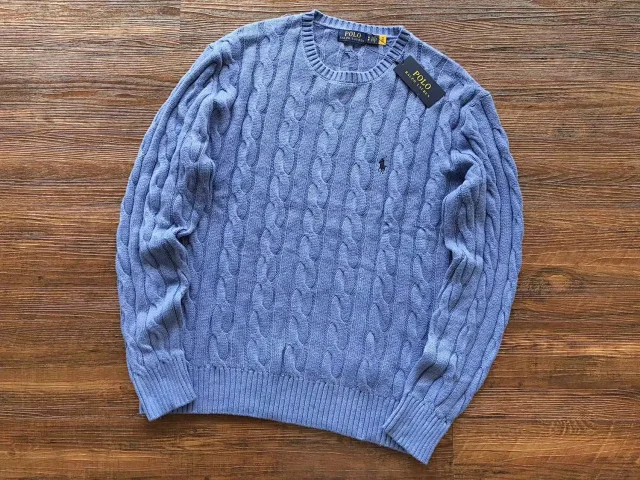 Polo Ralph Lauren Knitwear Cable-Knit Crewneck Sweater product detail image 10