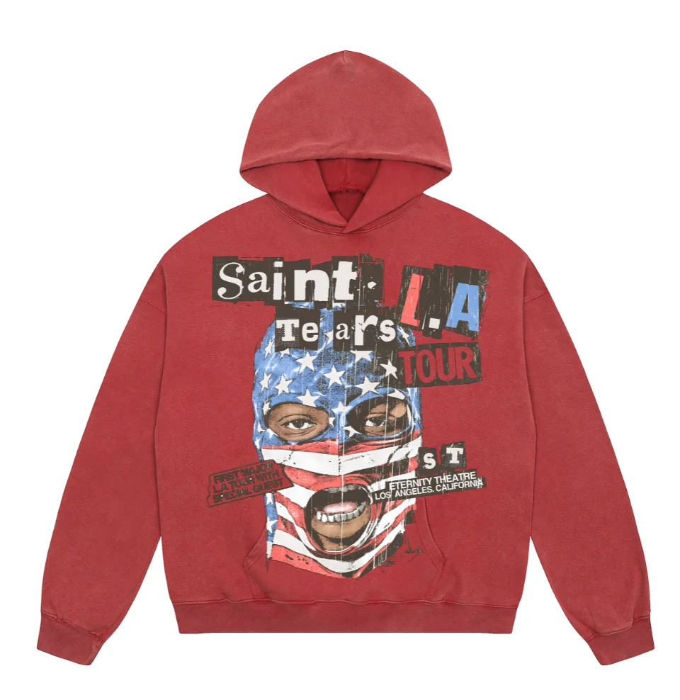Saint LA Red Hoodie