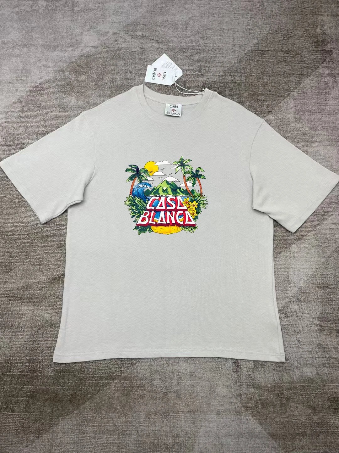 Casablanca Surf Logo White T-Shirt - 13