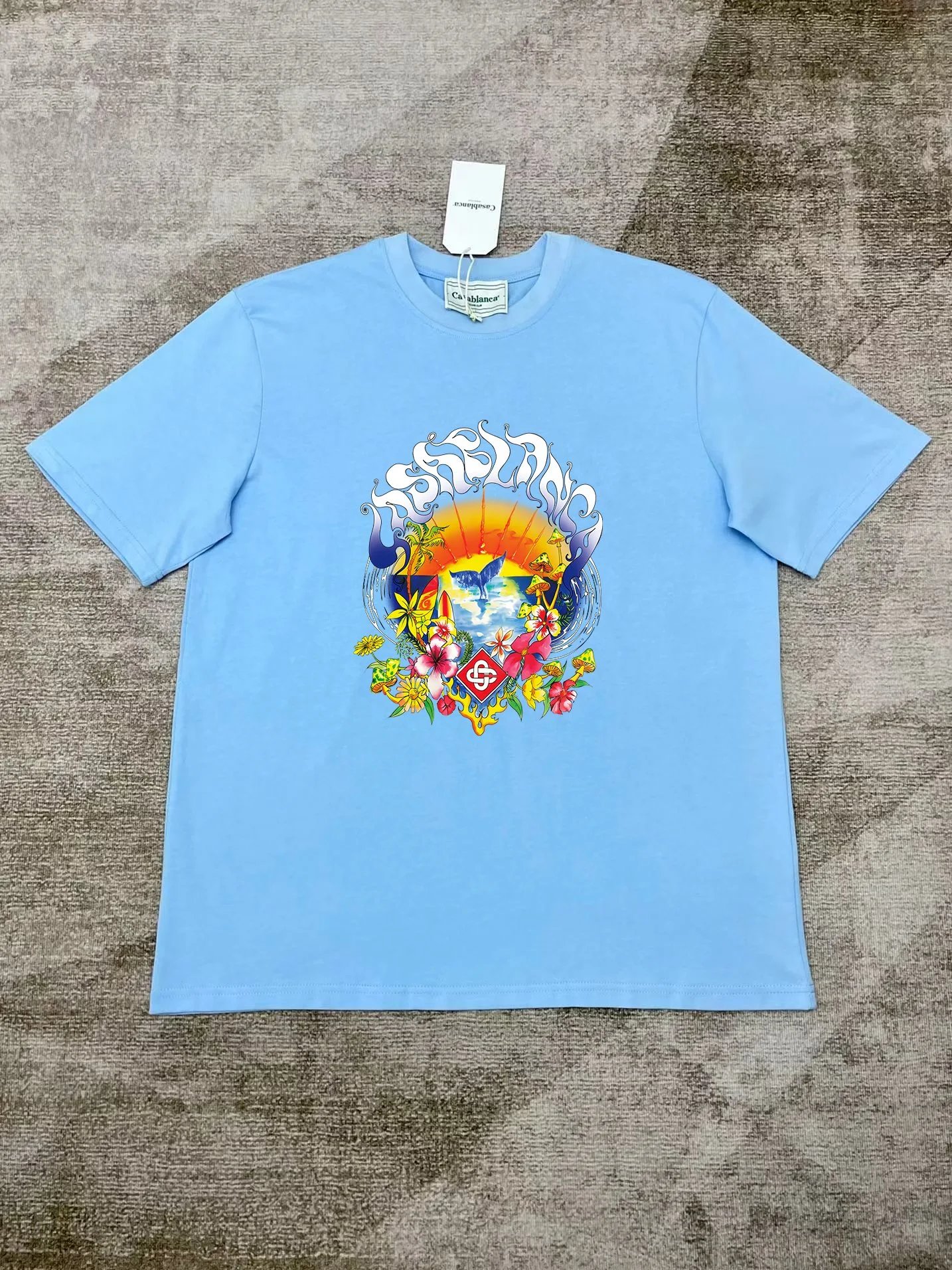 Casablanca Surf Logo White T-Shirt - 12