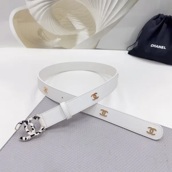 Dior Oblique Monogram Gray Canvas Belt with Gold-Tone Hexagonal Buckle - 15