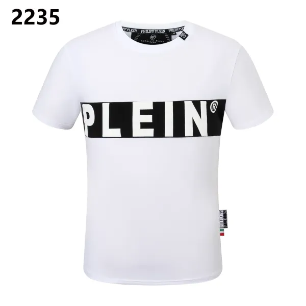 Philipp Plein Skull Crystal Embellished White T-Shirt - 14