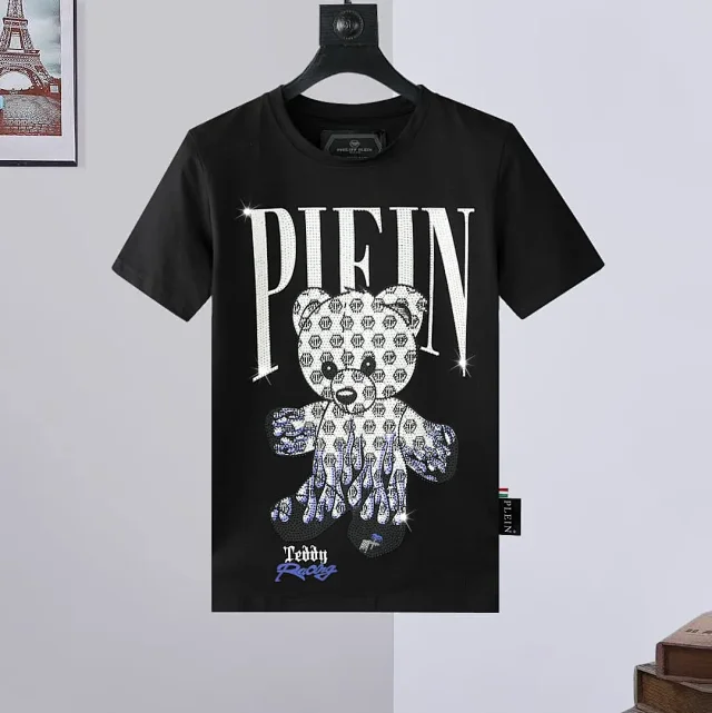 Philipp Plein T-Shirts Short-Sleeve Crew-Neck Graphic T-Shirt product detail image 12