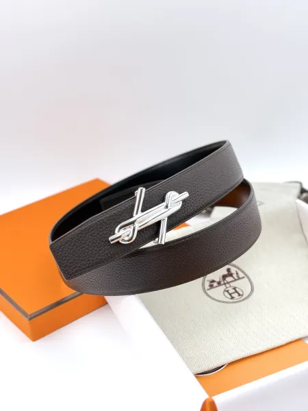 Prada Croc-Embossed Leather Belt Black - 12